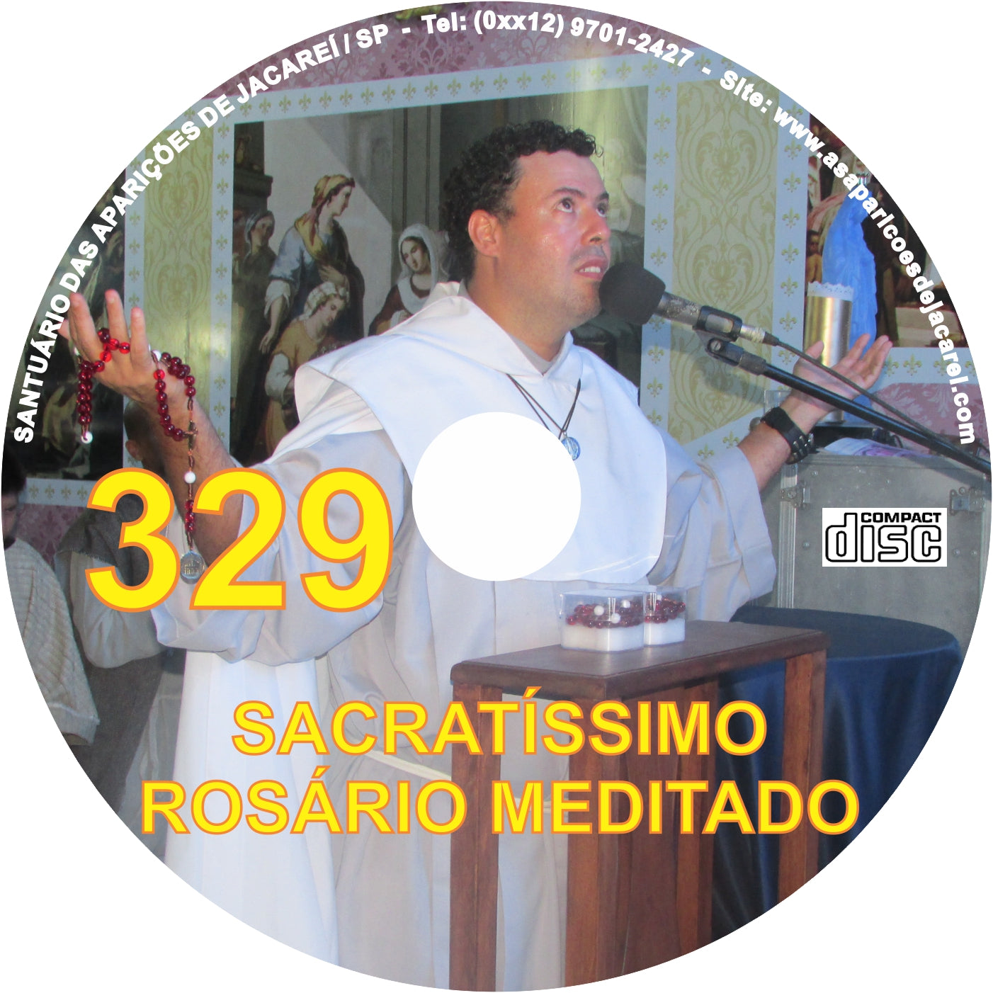 CD Rosário Meditado 329 CD Rosário Meditado 329